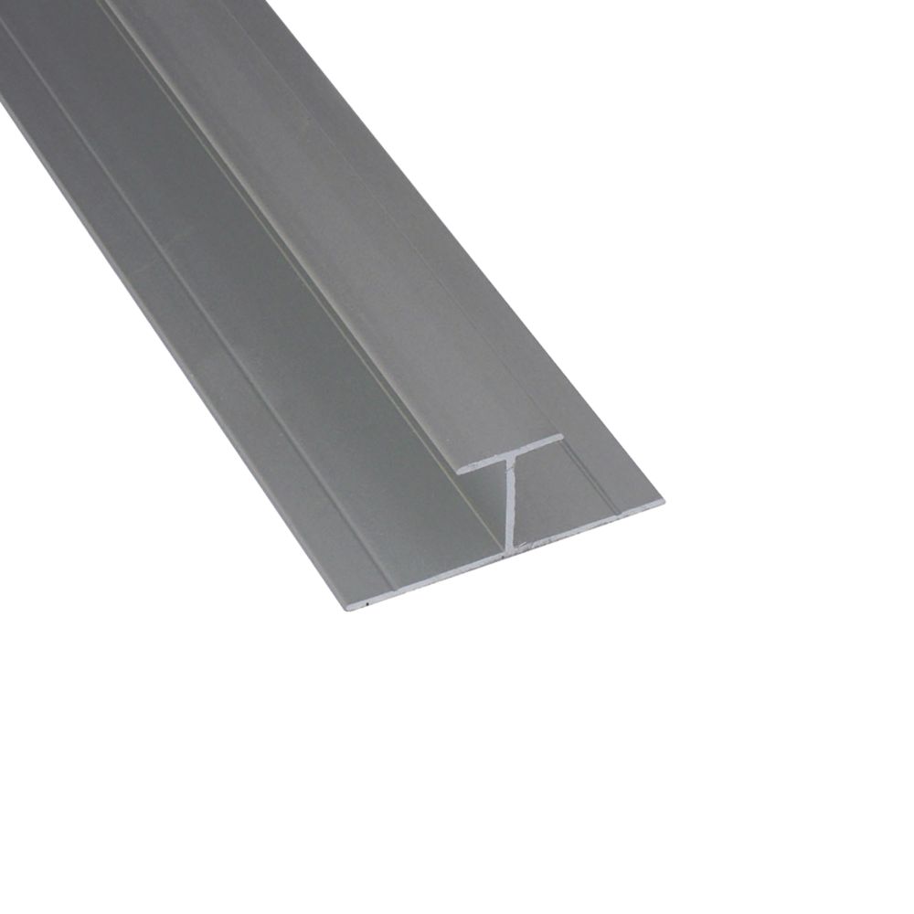 Image of Splashwall H-Joint Matt Silver 2420mm x 11mm 