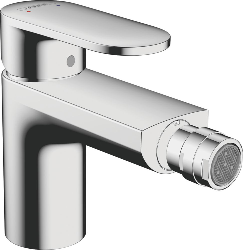 Image of Hansgrohe Vernis Blend Bidet Tap with Pop-Up Waste Chrome 