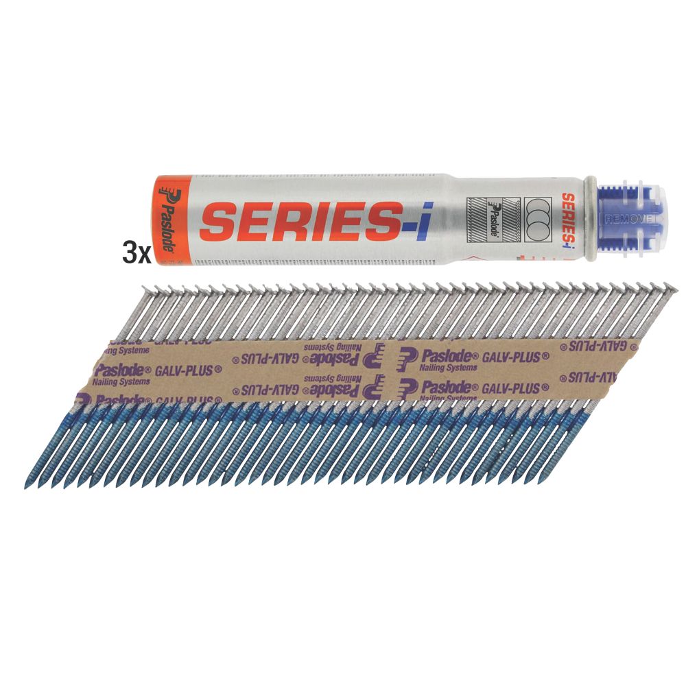 Image of Paslode Galvanised-Plus IM360 Collated Nails 2.8mm x 63mm 3300 Pack 
