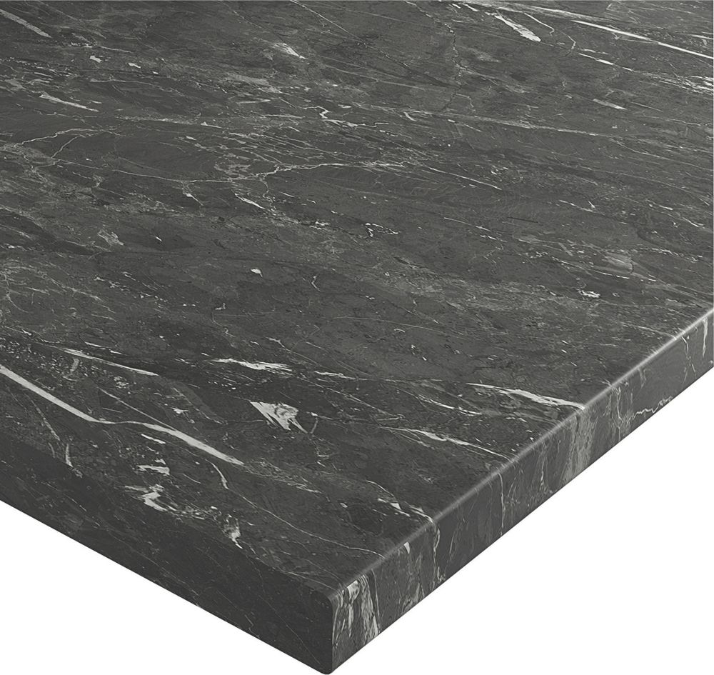 Image of Wilsonart Marmo Nero Worktop 3000mm x 600mm x 38mm 