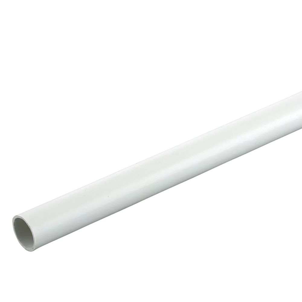 Image of Deta TTE Round uPVC White Conduit 20mm x 2m 