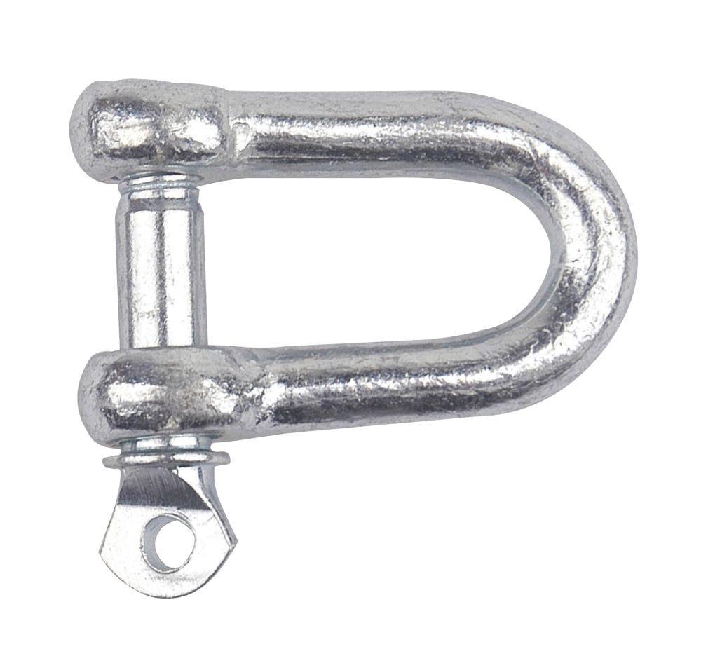 Image of Diall M5 D-Shackles Zinc-Plated 10 Pack 
