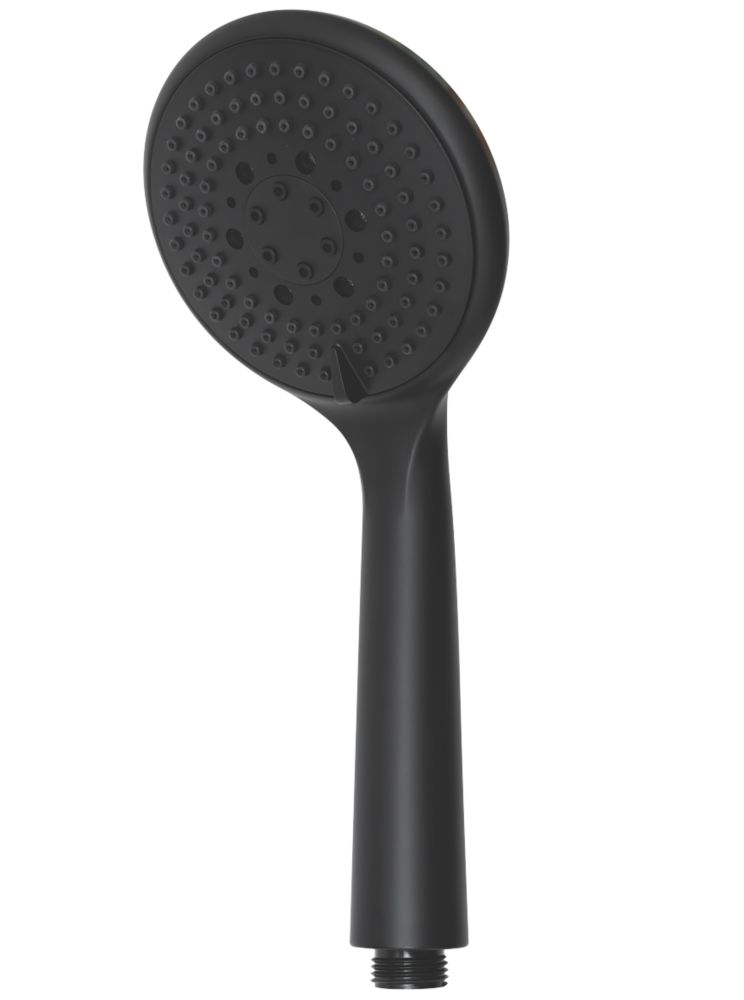 Image of Swirl P184-MB Shower Handset Matt Black 110mm x 255mm 