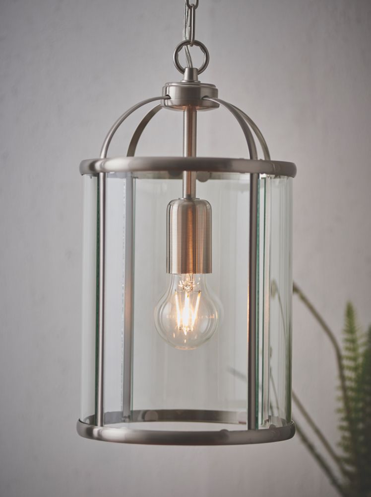 Image of Quay Design Liberty 1-Light Pendant Satin Nickel 