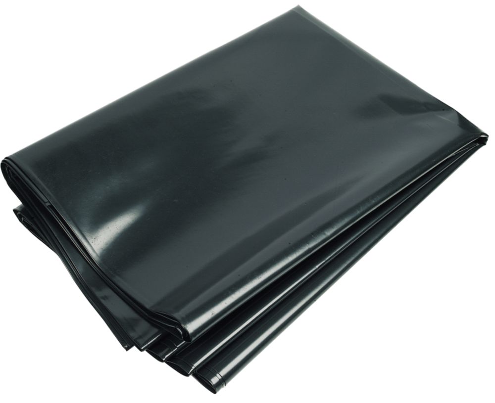 Image of Capital Valley Plastics Ltd Damp-Proof Membrane Black 1000ga 3m x 4m 