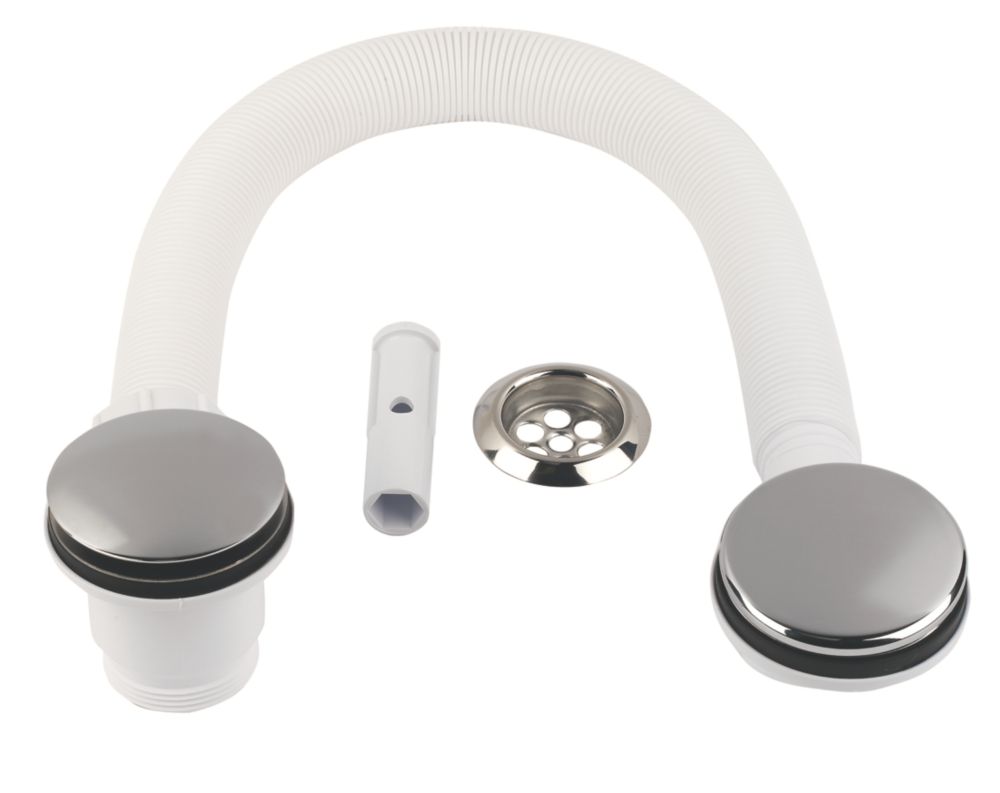 Image of McAlpine CBWF70CB Clicker Waste Bath Trap Chrome Effect 70mm 