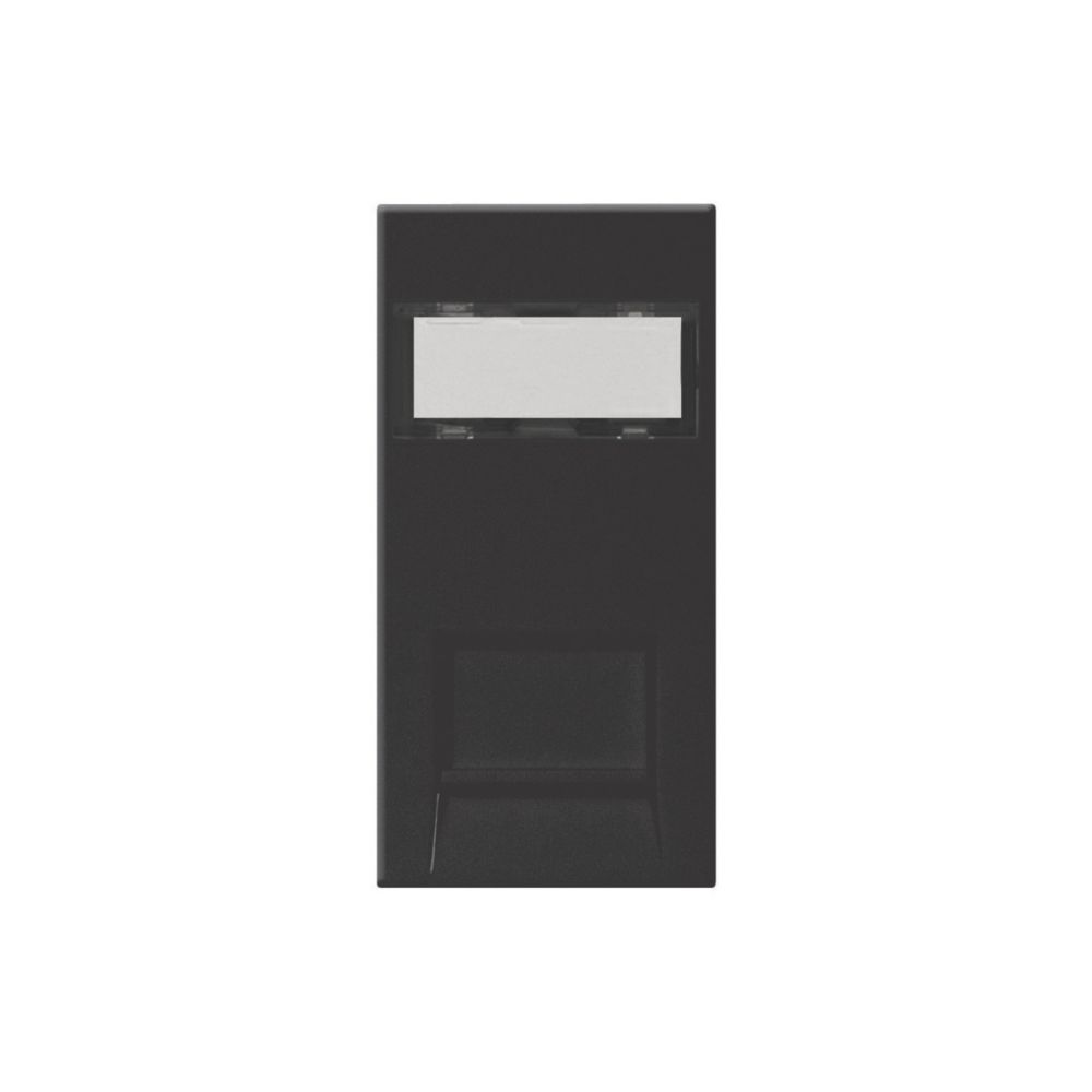 Image of LAP Modular RJ45 Ethernet Socket Black 