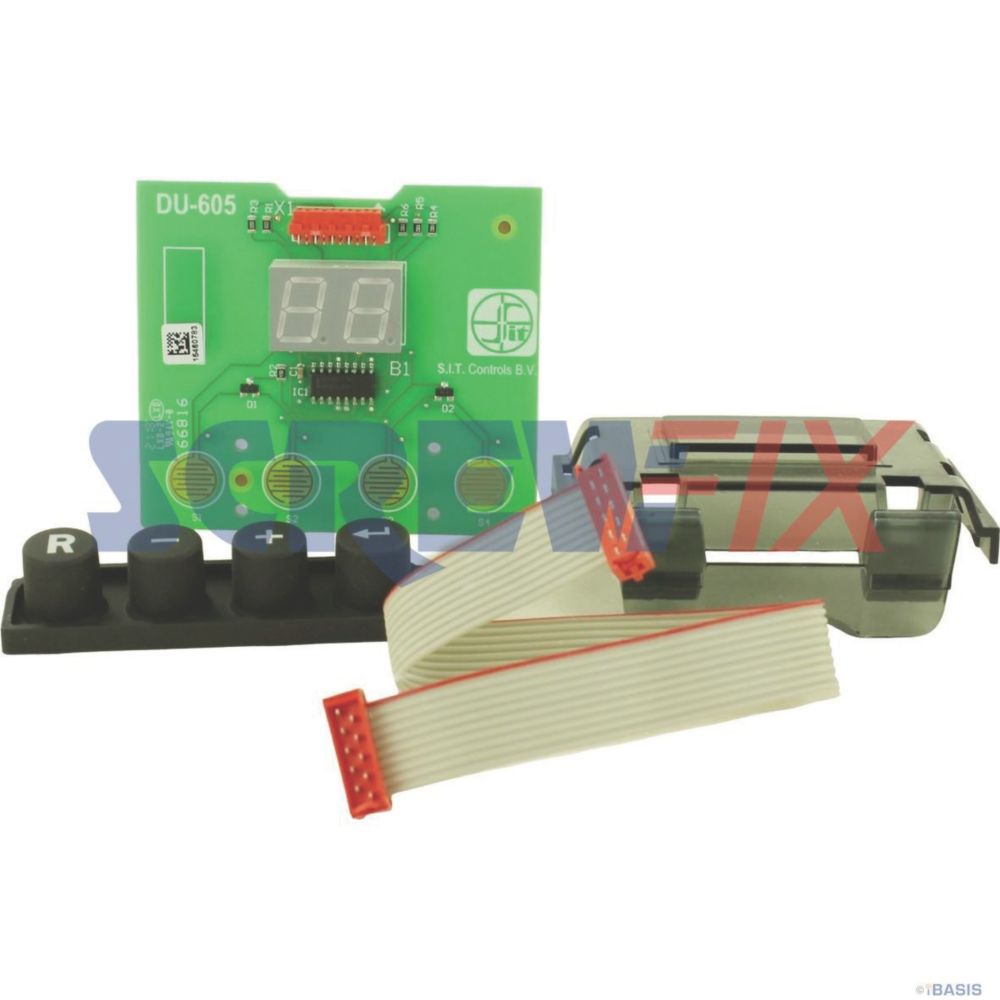 Image of Baxi S62739 DISPLAY PCB INC RIBBON CABLE 