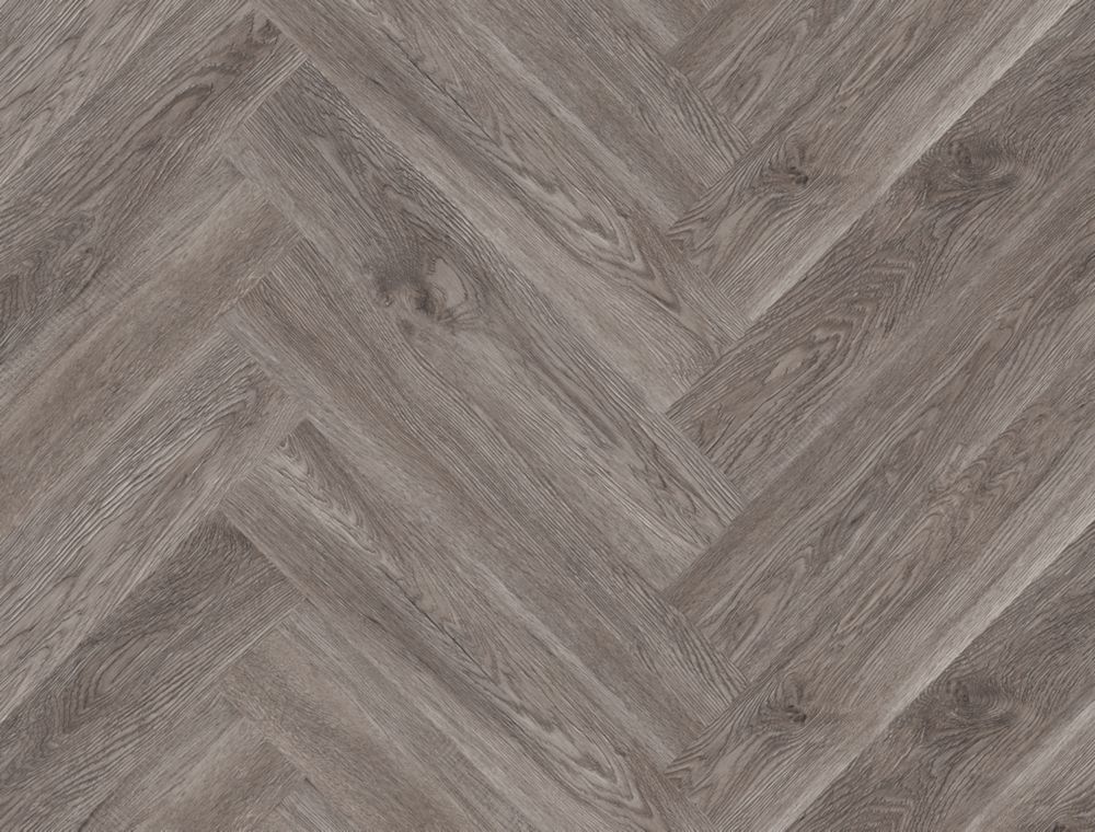 Image of Kraus Langley Grey Wood-Effect Vinyl Flooring 2.34mÂ² 