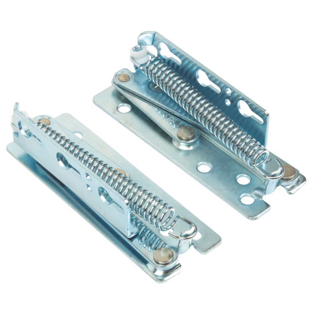 Image of Hafele Zinc-Plated Swing-Up Stays 150mm x 50mm 2 Pack 