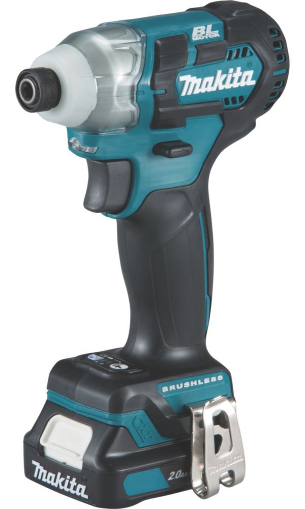 Image of Makita TD111DSAJ 10.8V 2 x 2.0Ah Li-Ion CXT Brushless Cordless Impact Driver 
