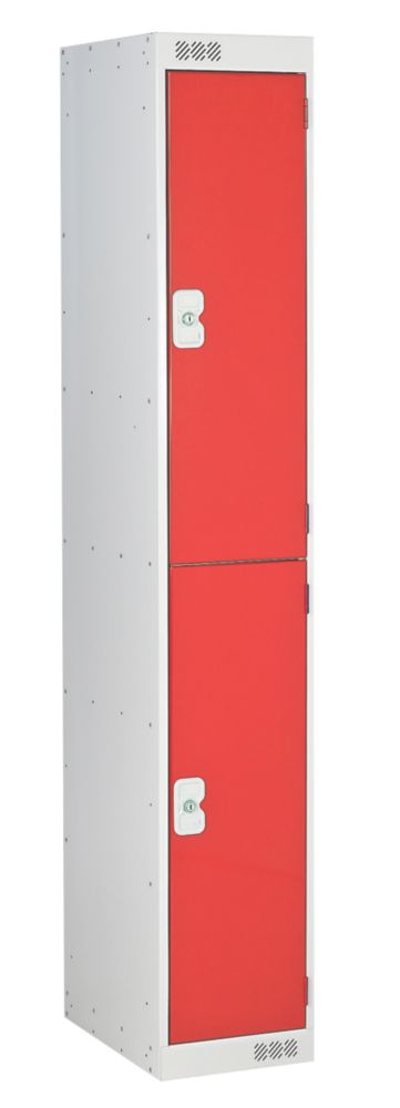 Image of M12512GURD00 Security Locker 2-Door Red 