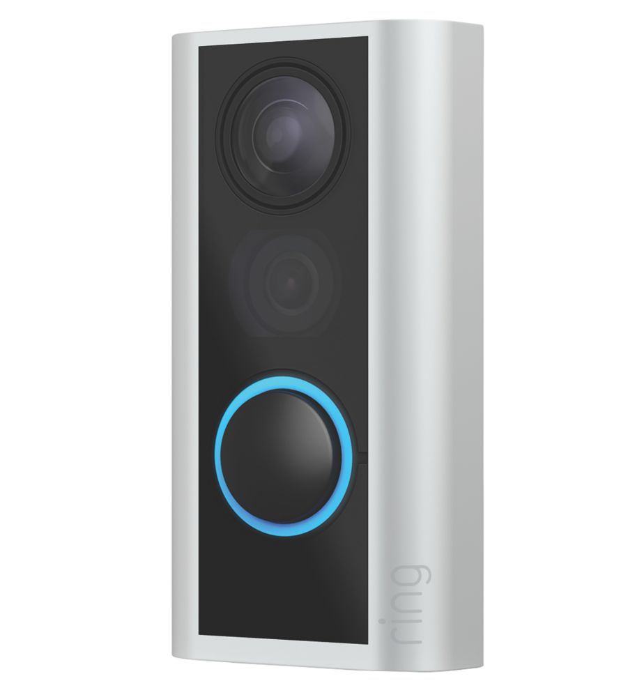 Image of Ring Door View Door View Cam Black with Satin Nickel 