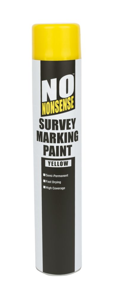 Image of No Nonsense Survey Marking Paint Yellow 750ml 