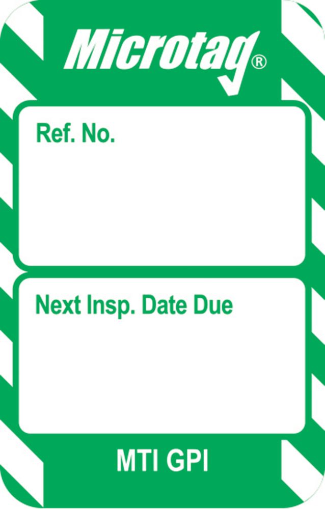 Image of Scafftag "Next Inspection Due Date" Microtag Inserts 20 Pack 
