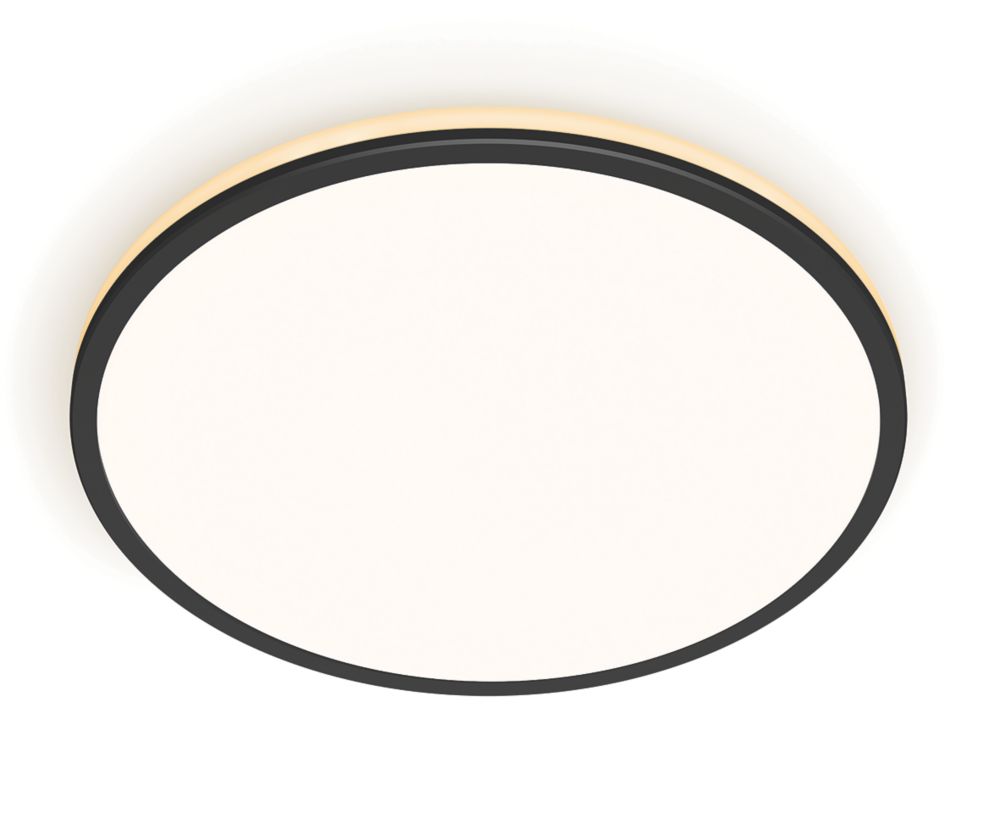 Image of Philips Ozziet LED Ceiling Light Black 18W 2000lm 