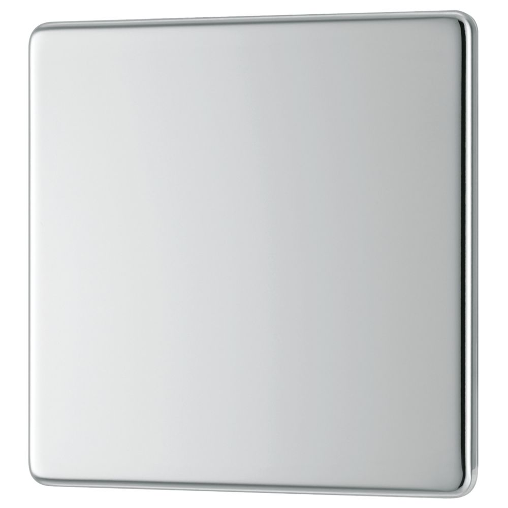 Image of LAP 1-Gang Blanking Plate Polished Chrome 