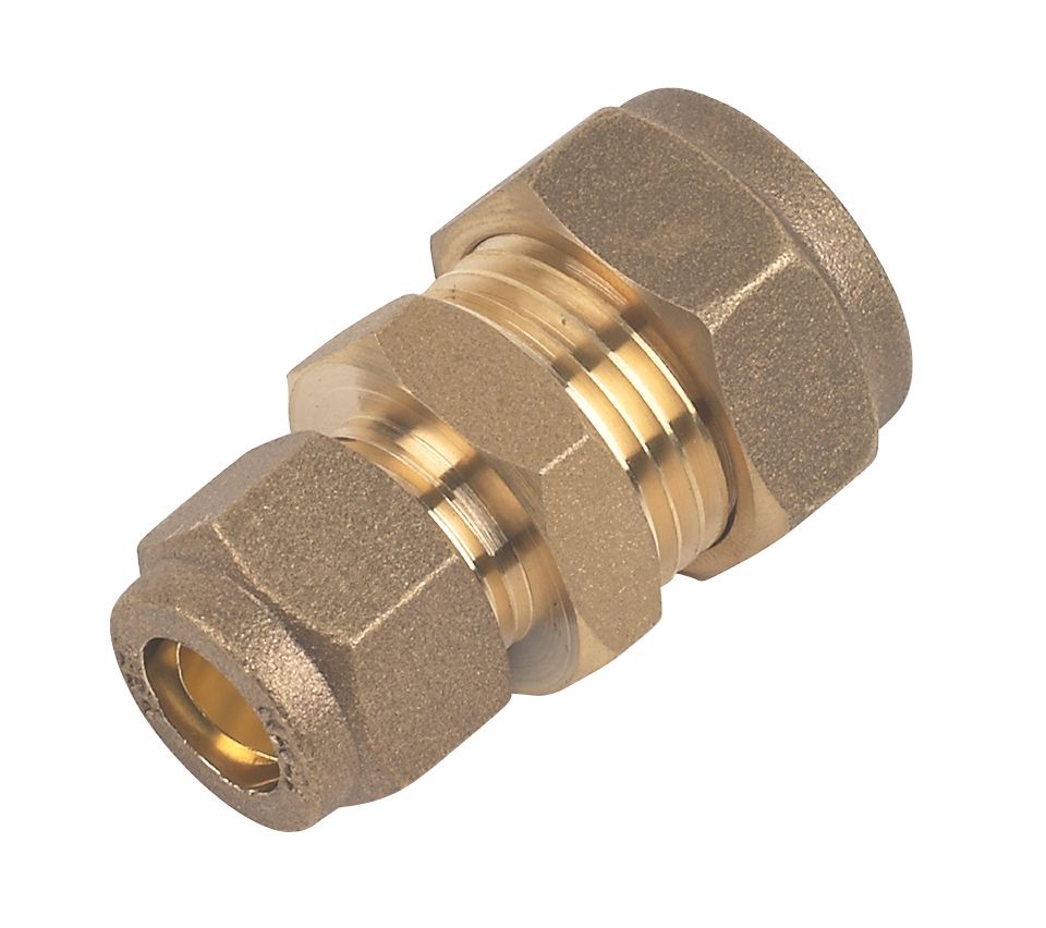 Image of Flomasta Compression Reducing Coupler 15mm x 10mm 