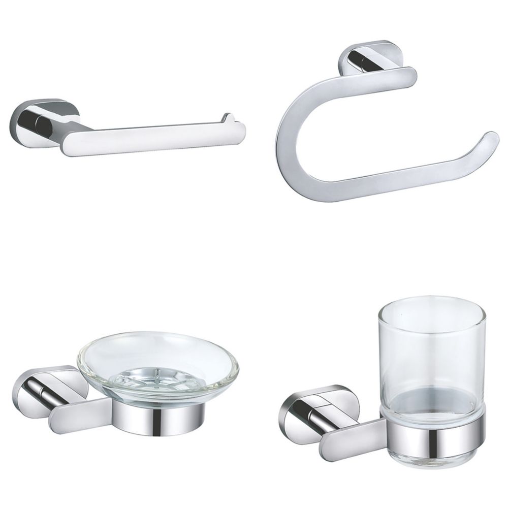 Image of Aqualux Sandown Shower Room 4 Piece Set 