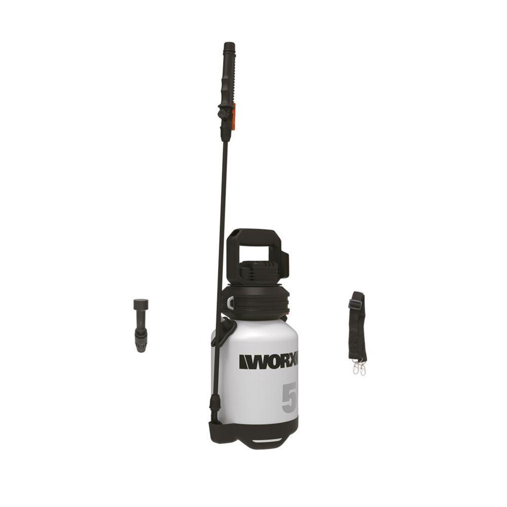 Image of Worx WG829E.9 20V Lithium PowerShare Cordless Universal Sprayer 5Ltr - Bare 