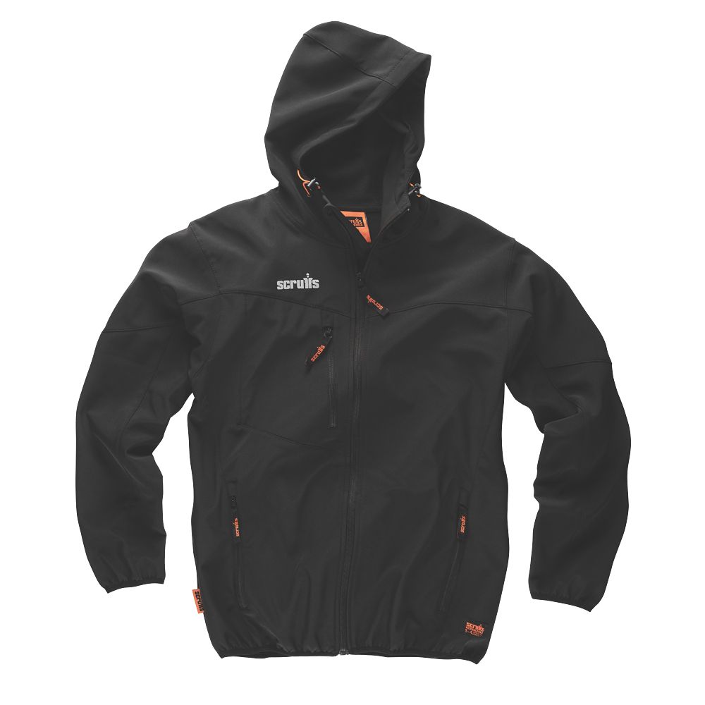 Image of Scruffs T54851 Worker Softshell Jacket Black Medium 44" Chest 