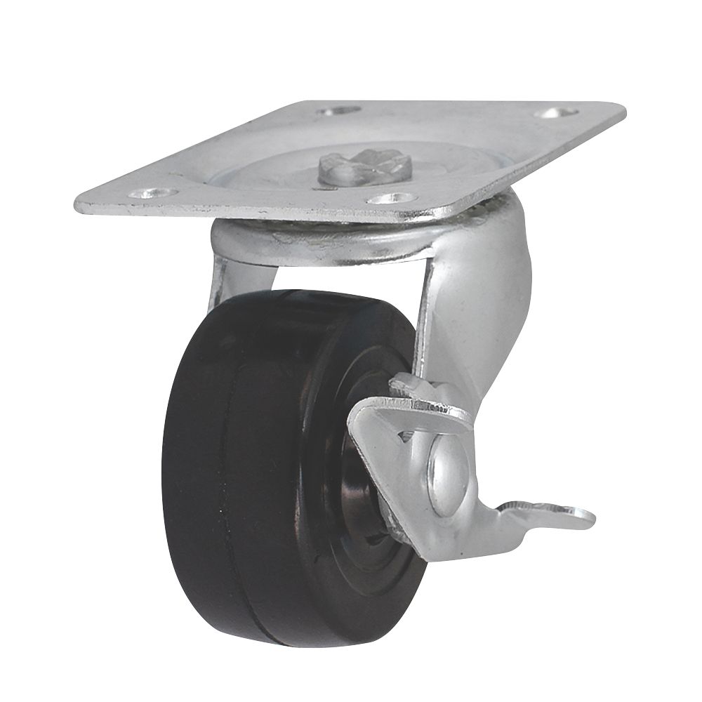 Image of Heavy Duty Braked Swivel Castor 65mm 