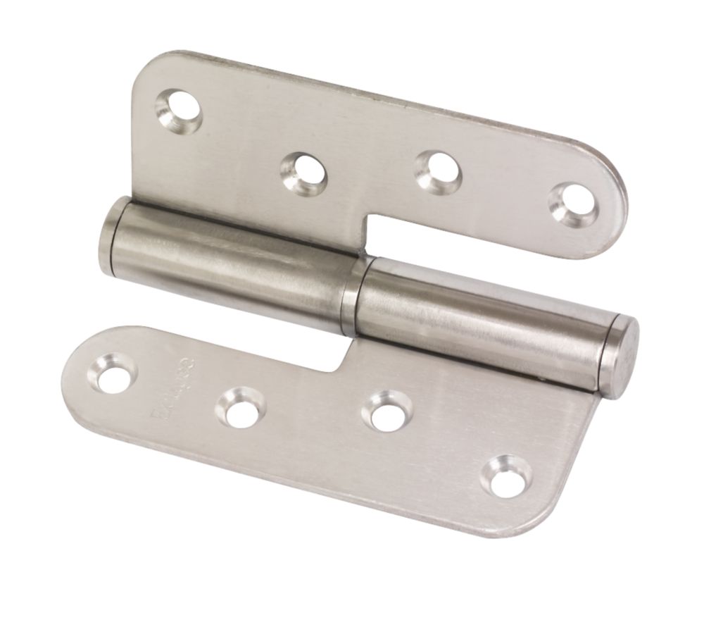Image of Eclipse Satin Stainless Steel Lift-Off Hinges LH 102mm x 89mm 2 Pack 