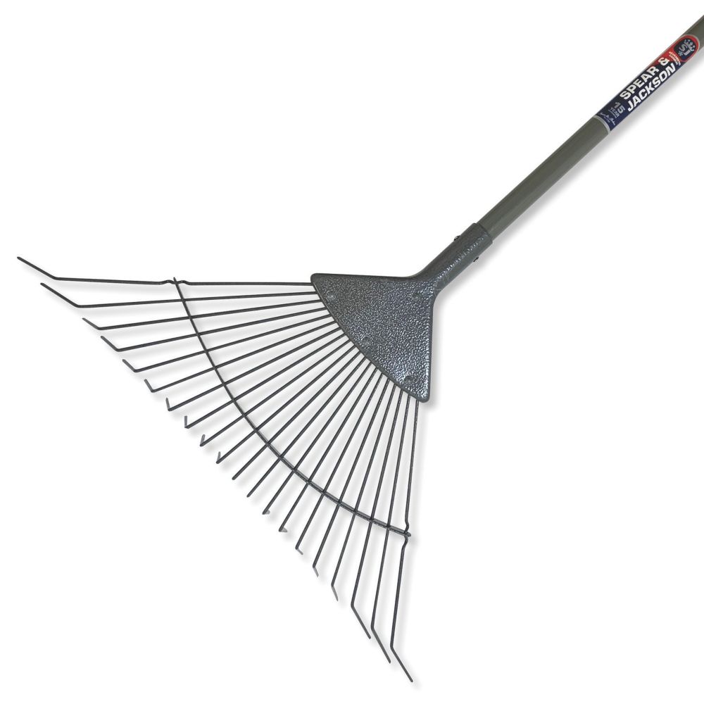 Image of Spear & Jackson Deluxe Lawn Rake 480mm 