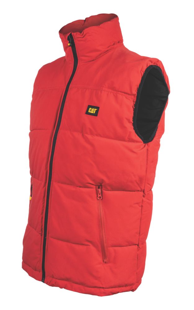 Image of CAT Arctic Zone Body Warmer Hot Red Medium 38-40" Chest 