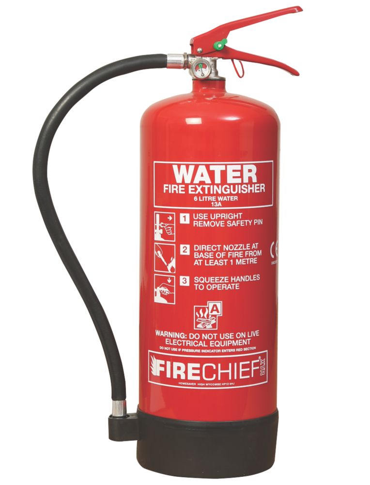 Image of Firechief XTR Water Fire Extinguisher 6Ltr 20 Pack 