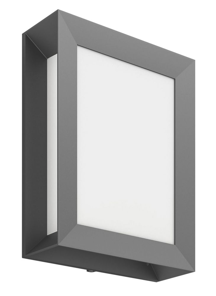 Image of Philips Karp Outdoor LED Wall Light Anthracite 6W 600lm 