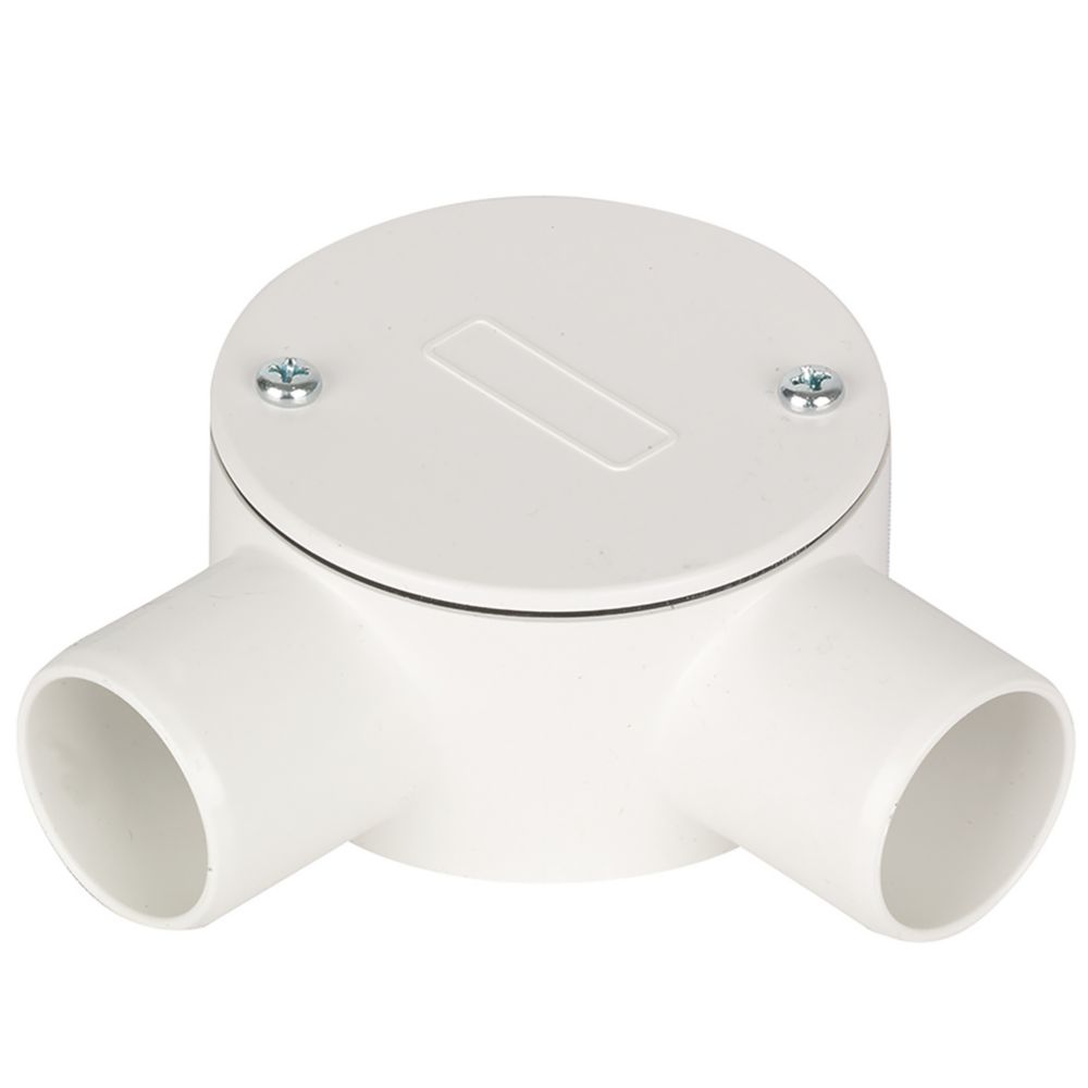 Image of Deta TTE 2 Way 25mm Angle Box White 