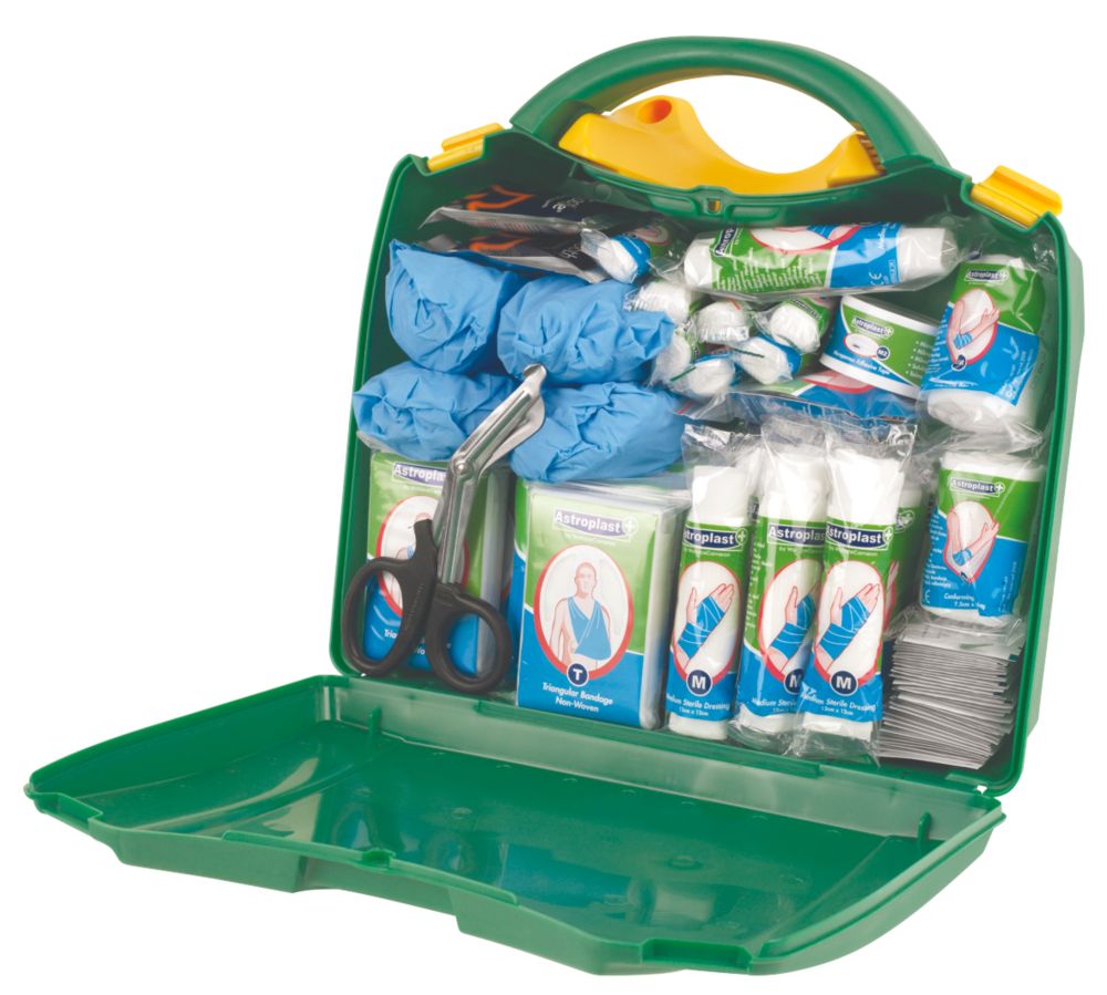 Image of Wallace Cameron Astroplast Green Box British Standard First Aid Kit Large 