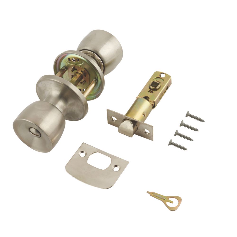 Image of ERA Privacy Lock Pair Satin Stainless Steel 67mm 