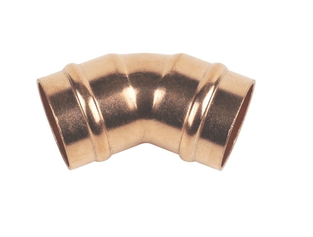 Image of Flomasta Solder Ring Equal 135Â° Elbow 22mm 