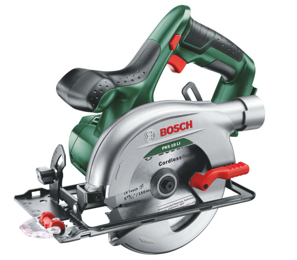 Image of Bosch PKS 18 Li 150mm 18V Li-Ion Power for All Cordless Circular Saw - Bare 