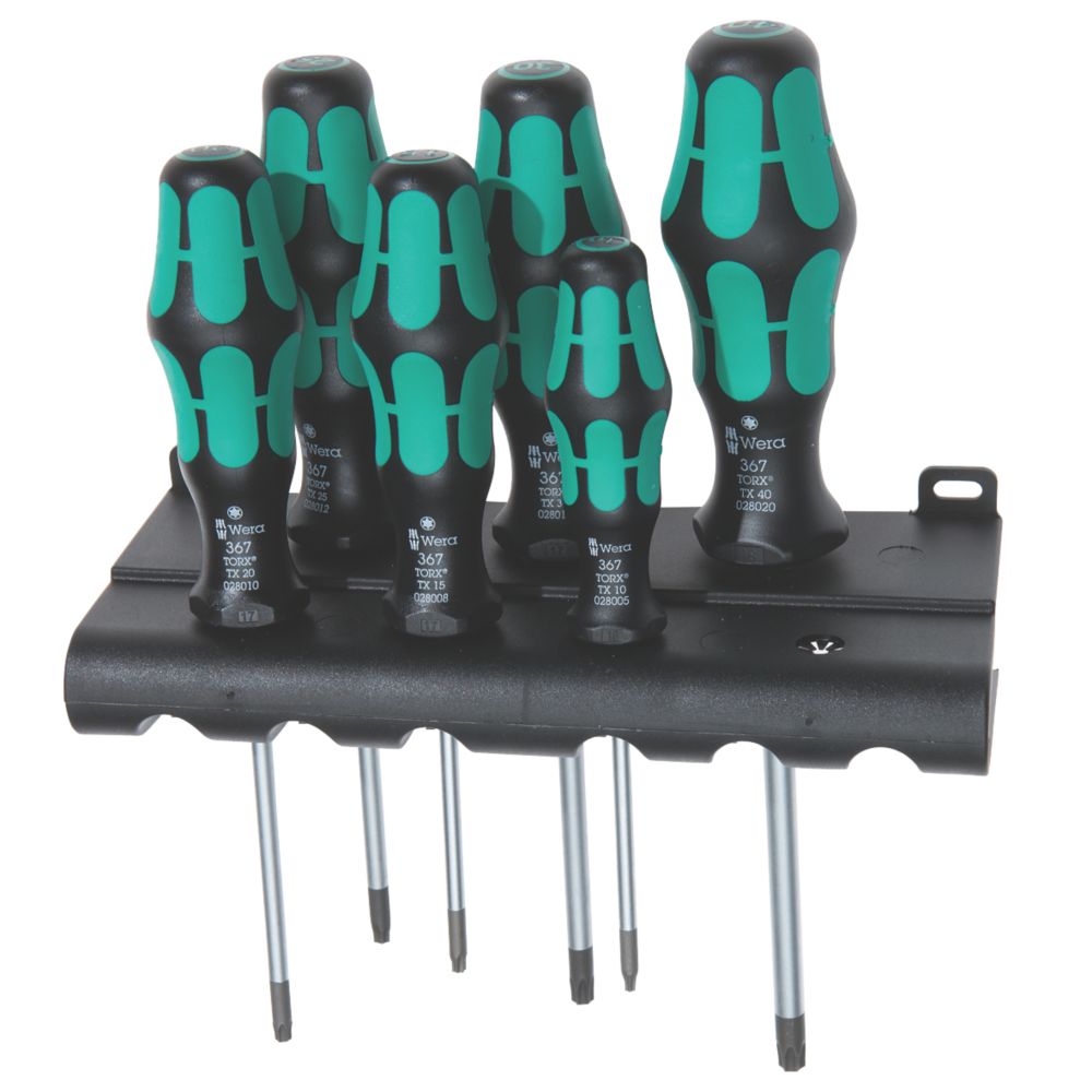 Image of Wera Kraftform Plus TX Screwdriver Set 6 Pieces 