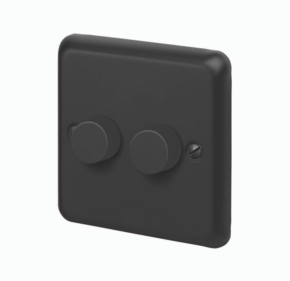 Image of MK Contoura 2-Gang 2-Way Dimmer Black 