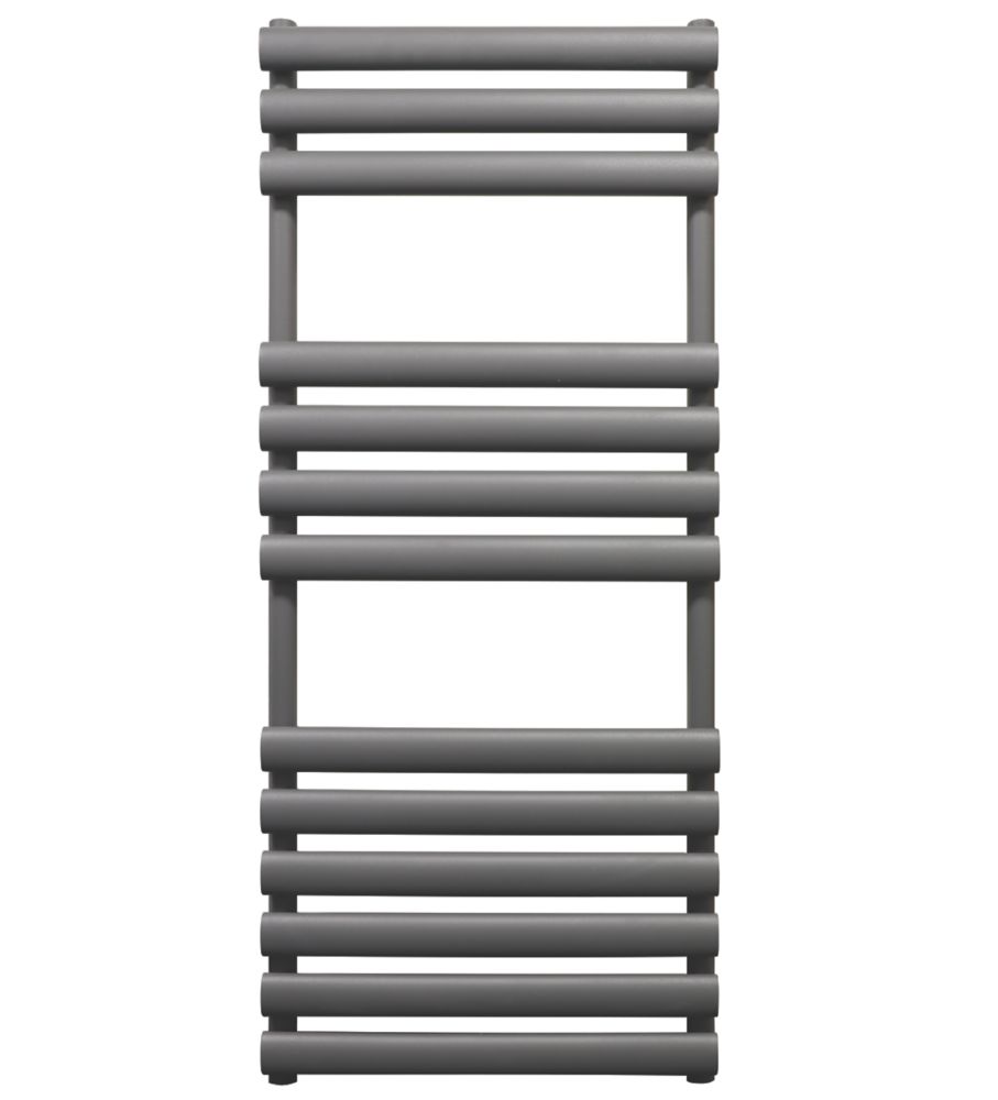 Image of Towelrads Dorney Designer Towel Radiator 1200mm x 500mm Anthracite 1828BTU 