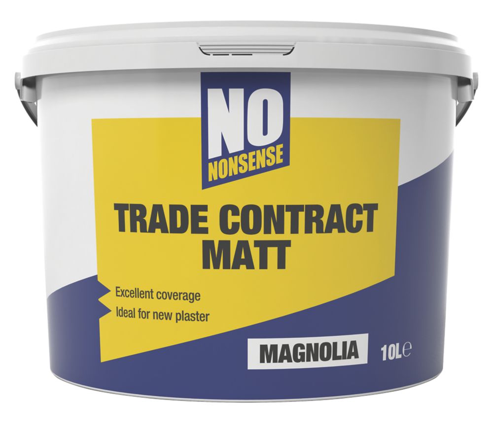 Image of No Nonsense Matt Magnolia Emulsion Paint 10Ltr 