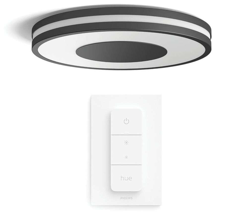 Image of Philips Hue Being LED Ceiling Light Black 22.5W 2500lm 