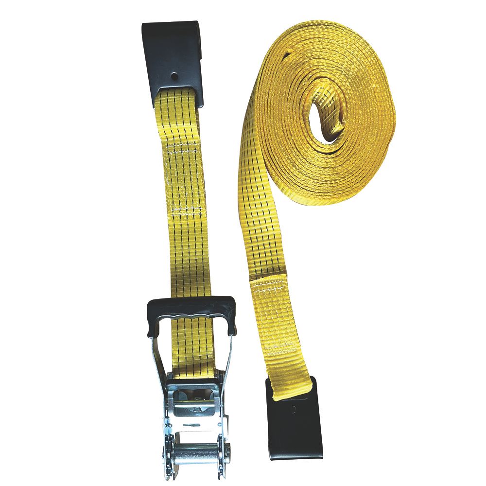Image of Smith & Locke Ratchet Tie-Down with Flat Hook 8m x 50mm 