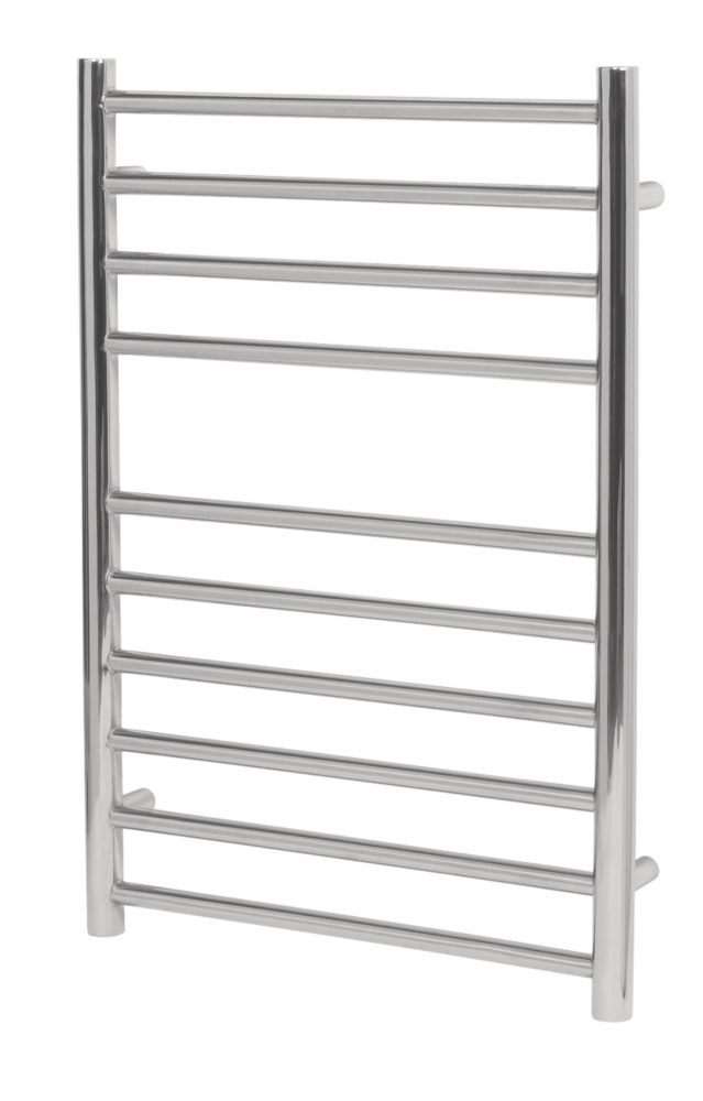 Image of Reina Luna Flat Ladder Towel Radiator 720 x 350mm Stainless Steel 