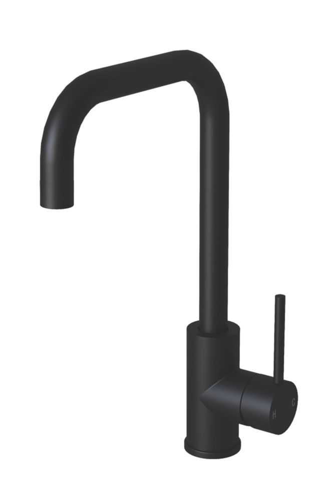 Image of ETAL Trent Single Lever Kitchen Mixer Tap Matt Black 