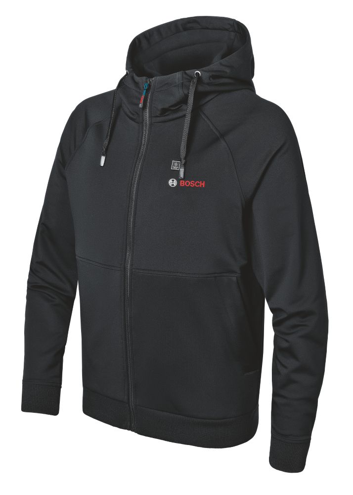 Image of Bosch GHH 12+18V XA 12 / 18V Li-Ion Airstream Heated Hoodie Black Medium 39 1/4" Chest - Bare 