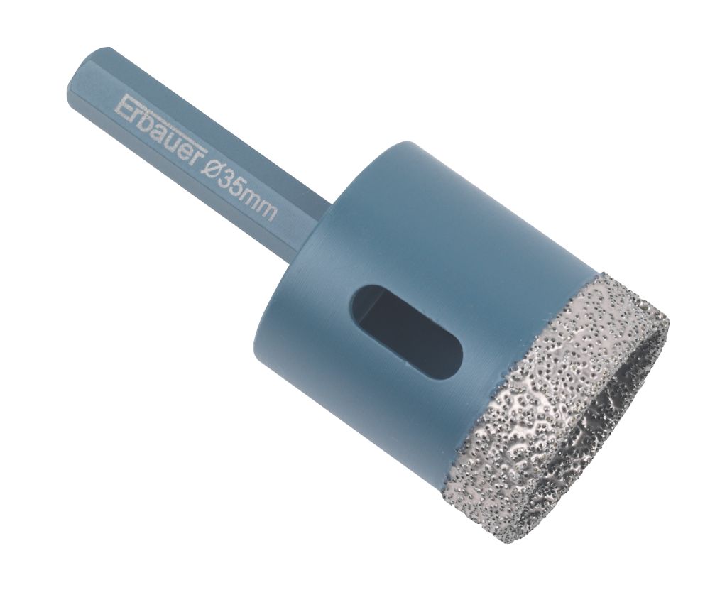 Image of Erbauer Diamond Tile Drill Bit 35mm x 80mm 