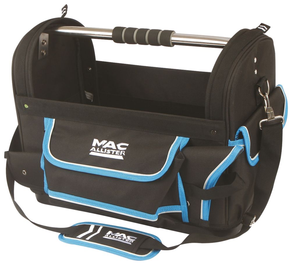 Image of Mac Allister Tool Tote with Saw Holder 18" 