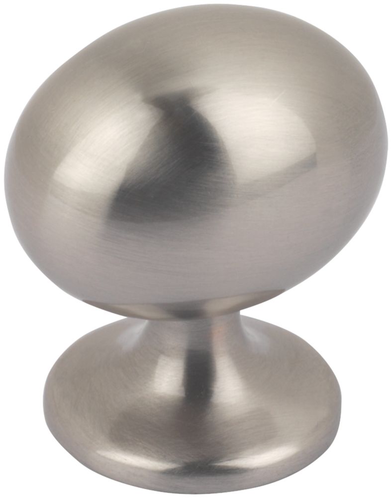 Image of Smith & Locke Cabinet Knobs Satin Nickel 30mm 2 Pack 