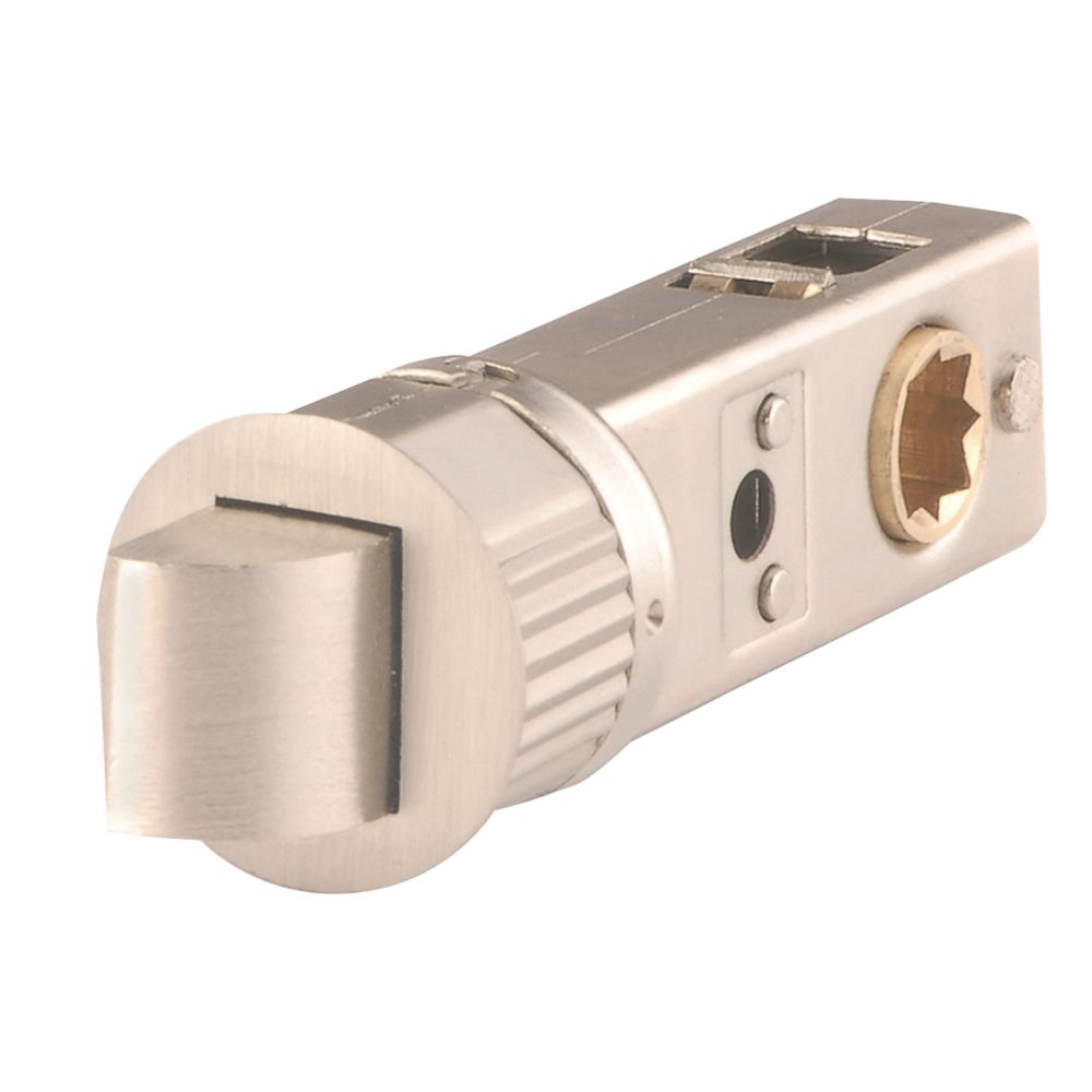 Image of Jigtech Satin Nickel Smart Passage Latch 73mm Case - 57mm Backset 