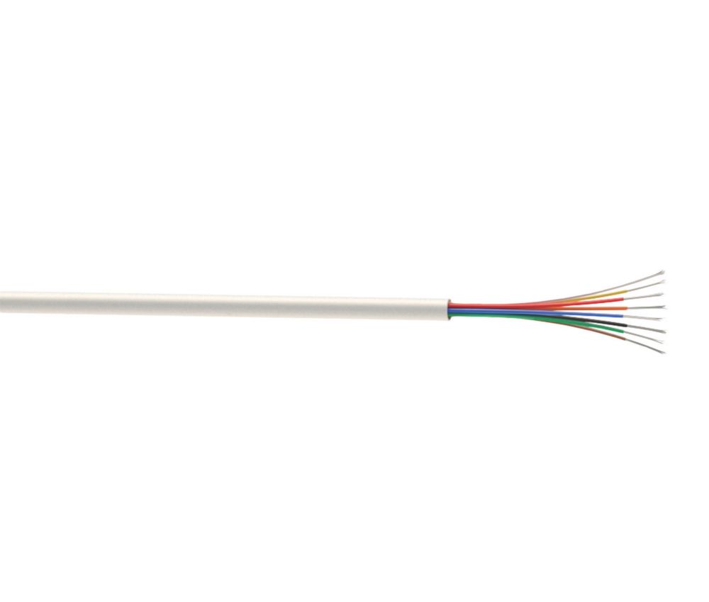 Image of Time White 8-Core Alarm Cable 50m Drum 
